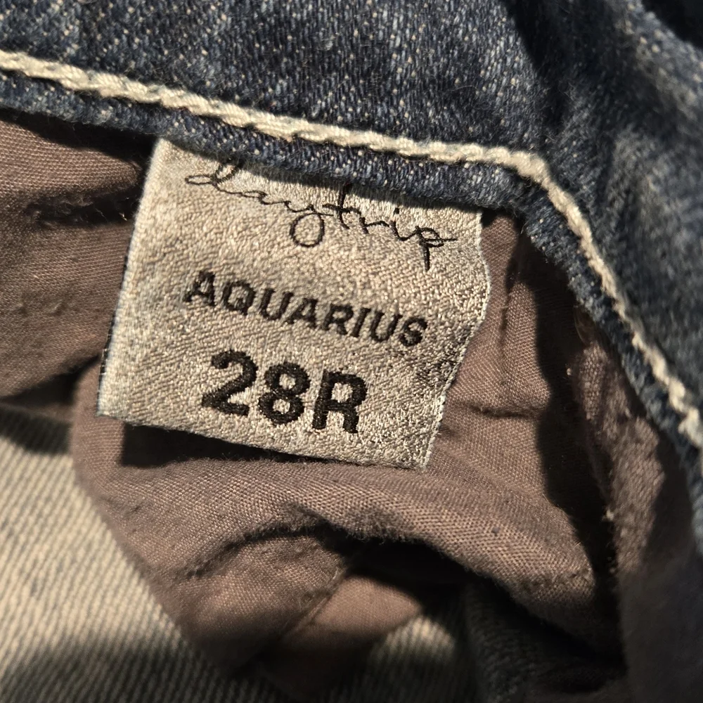 Daytrip Aquarius Womens Bootcut Denim Jeans Size 28R Ladies - Picture 3 of 6